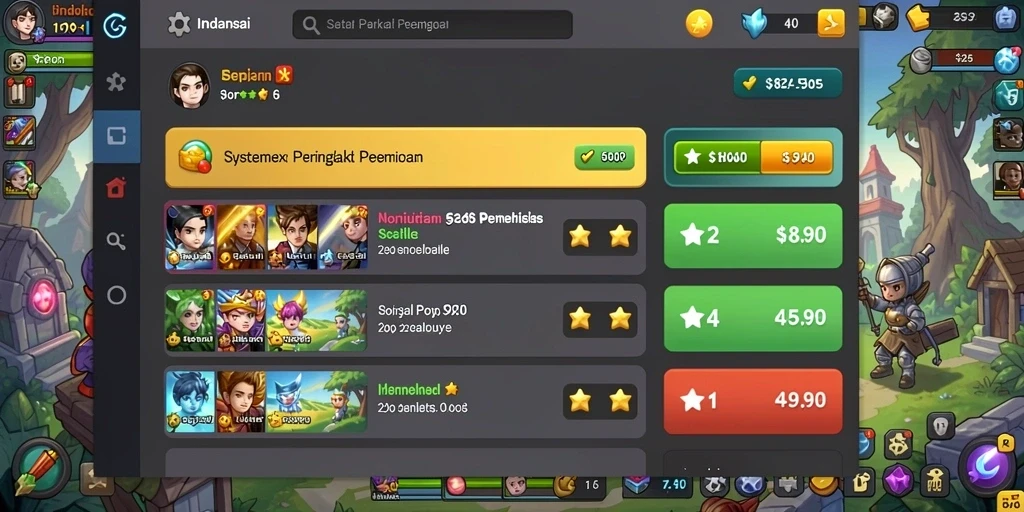 Tampilan antarmuka yang user-friendly dan intuitif.