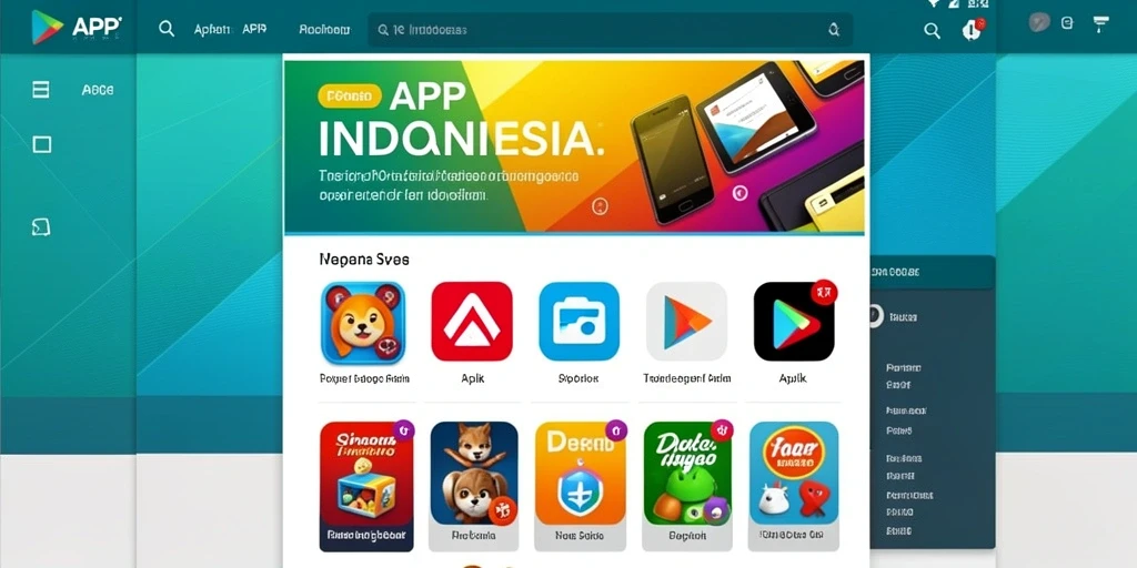 Tampilan menu permainan yang menarik.