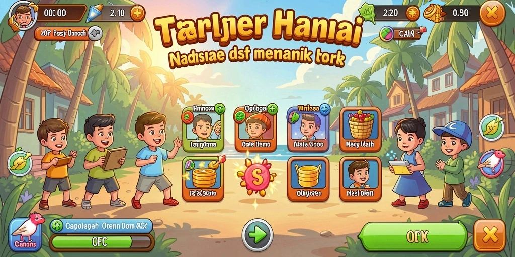 Tampilan antarmuka pengguna yang menarik dan modern.