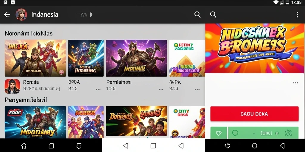 Tampilan awal aplikasi IMBASLOT dengan navigasi yang mudah.