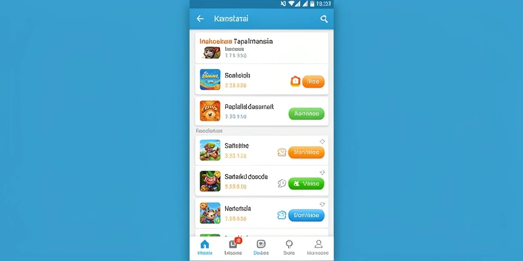 Tampilan antarmuka yang user-friendly.