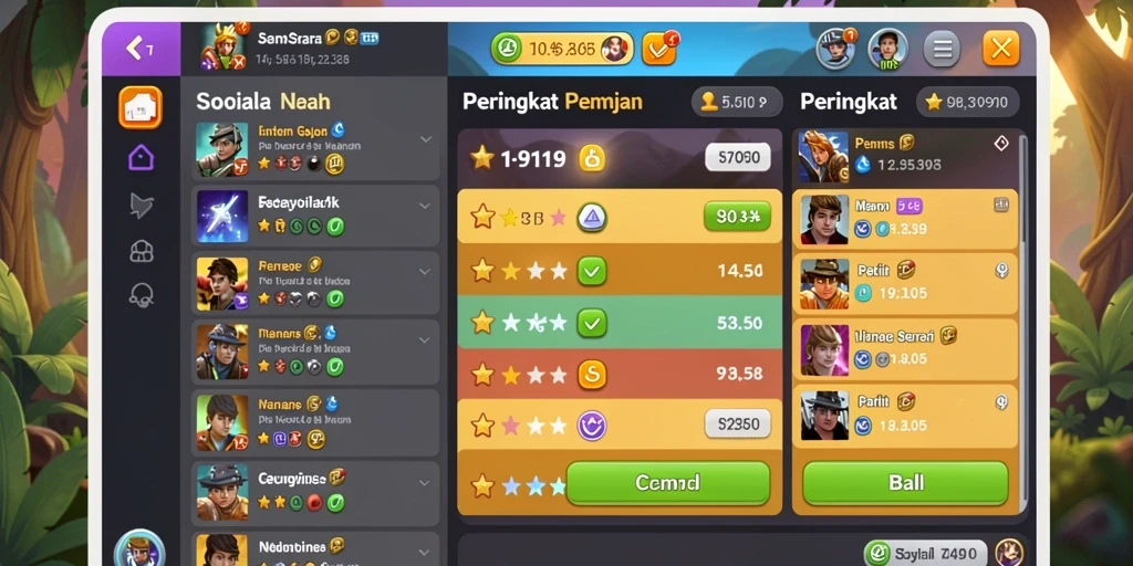 Tampilan awal yang memukau dan user-friendly.