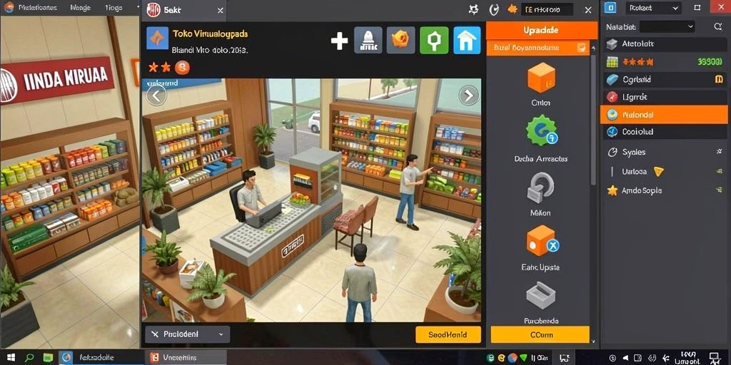Tampilan antarmuka yang modern dan user-friendly.