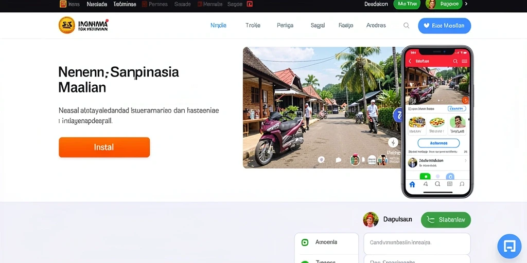 Tampilan awal aplikasi PREMAN69 yang menarik.