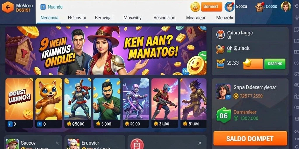 Tampilan antarmuka yang sederhana dan menarik.