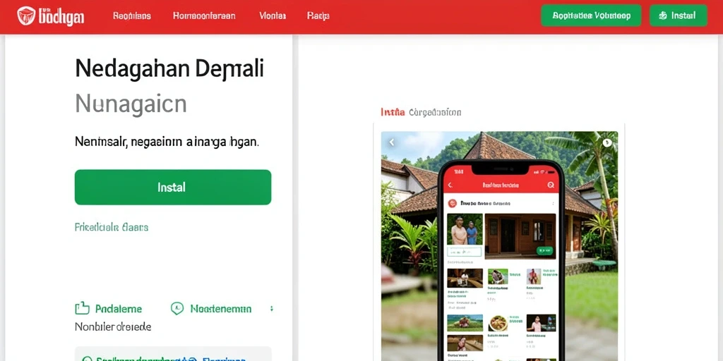 Tampilan antarmuka aplikasi yang menarik dan user-friendly.