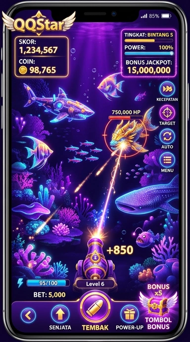 Galeri pratinjau visual qqstar build APK resmi terbaru